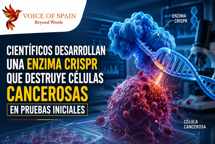 Científicos desarrollan una enzima CRISPR que destruye células cancerosas en pruebas iniciales