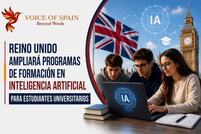 Reino Unido ampliará programas de formación en inteligencia artificial para estudiantes universitarios
