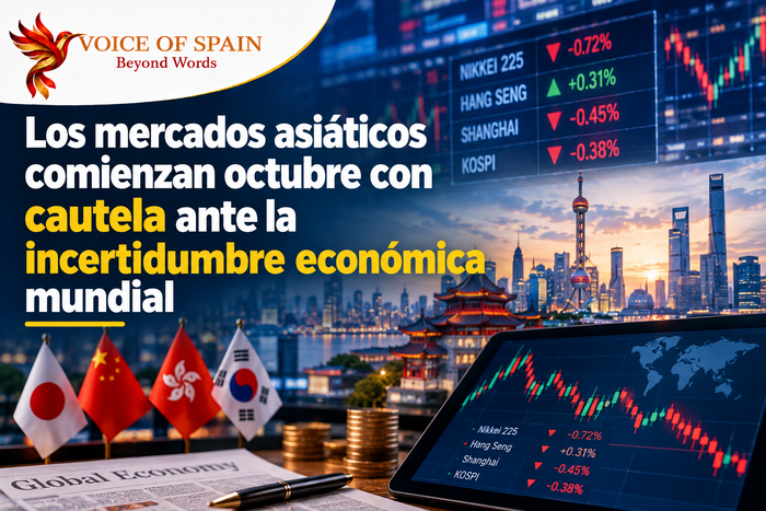 Los mercados asiáticos comienzan octubre con cautela ante la incertidumbre económica mundial