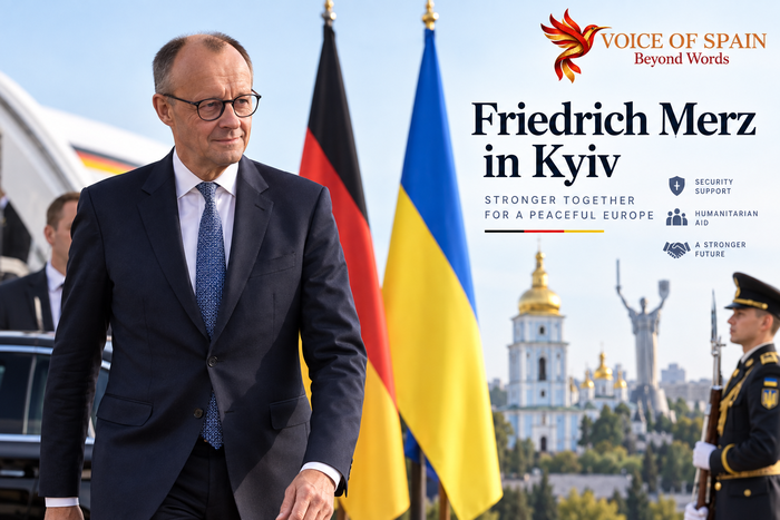 El canciller alemán Friedrich Merz llega a Kiev mientras Berlín anuncia un nuevo y significativo apoyo a Ucrania