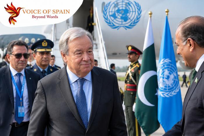 UN Chief António Guterres Arrives in Pakistan for High-Level Diplomatic Talks