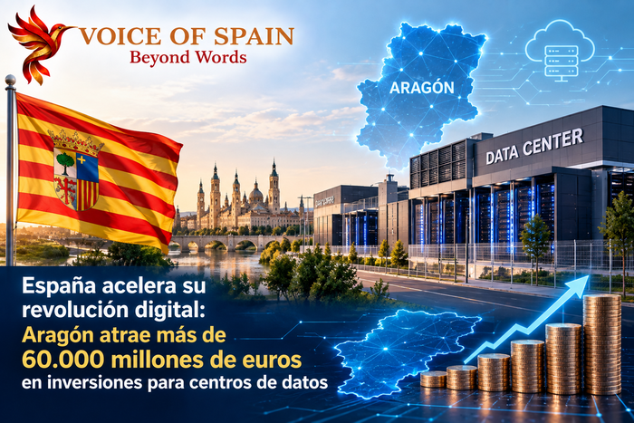 España acelera su revolución digital: Aragón atrae más de 60.000 millones de euros en inversiones para centros de datos