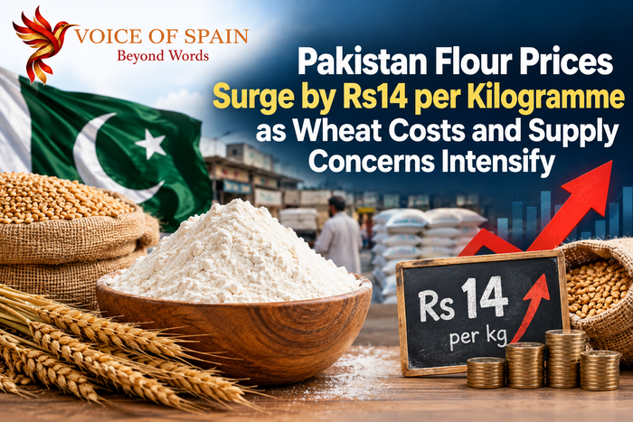 Pakistan Flour Prices Surge by Rs14 per Kilogramme as Wheat Costs and Supply Concerns Intensify