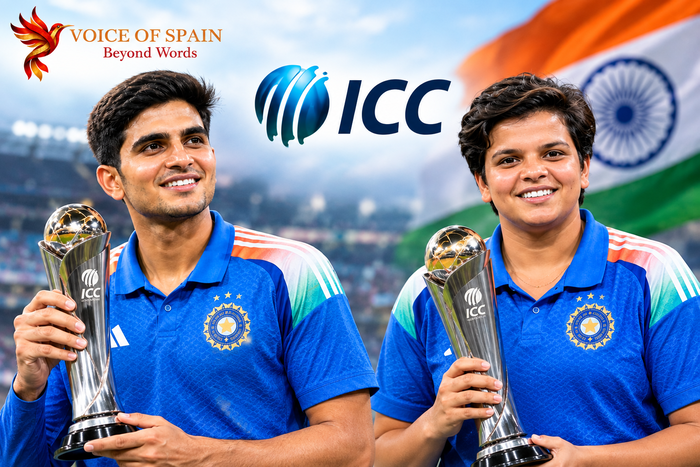 शुभमन गिल और शेफाली वर्मा को सितंबर 2026 के लिए ICC प्लेयर ऑफ द मंथ पुरस्कार, भारतीय क्रिकेट को दोहरी सफलता