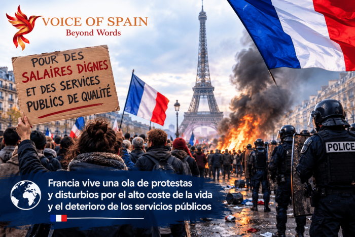 Francia vive una ola de protestas y disturbios por el alto coste de la vida y el deterioro de los servicios públicos