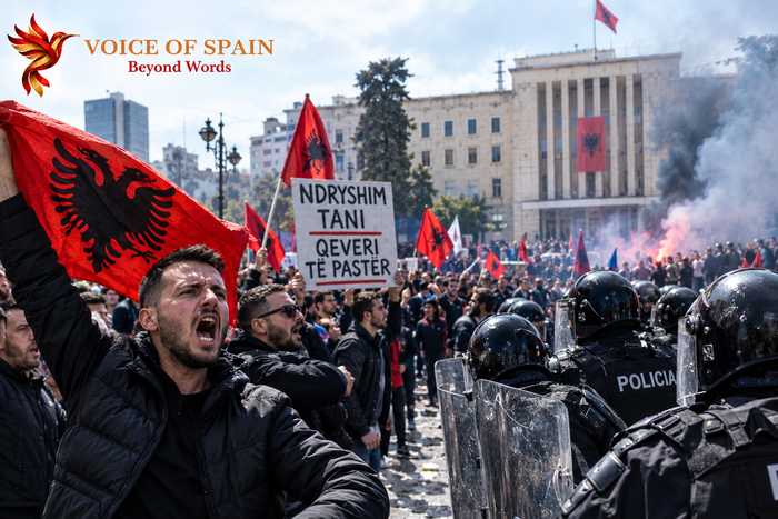 Albania entra en su sexto día consecutivo de protestas antigubernamentales con enfrentamientos y demandas de cambio