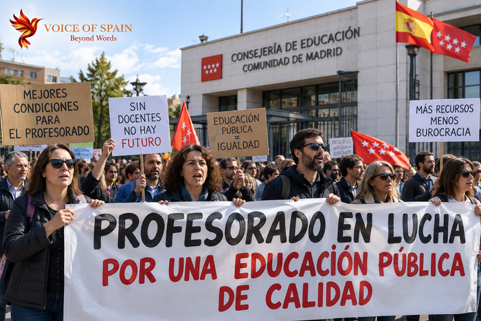 La huelga indefinida del profesorado en Madrid aumenta la presión sobre las autoridades educativas