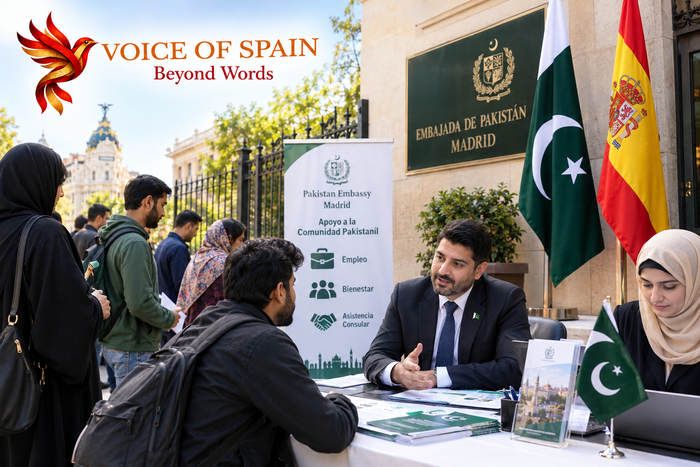 میڈرڈ میں پاکستانی سفارت خانے کی کمیونٹی سے رابطے، روزگار اور فلاحی اقدامات کے ذریعے پاکستانی شہریوں کی معاونت پر توجہ