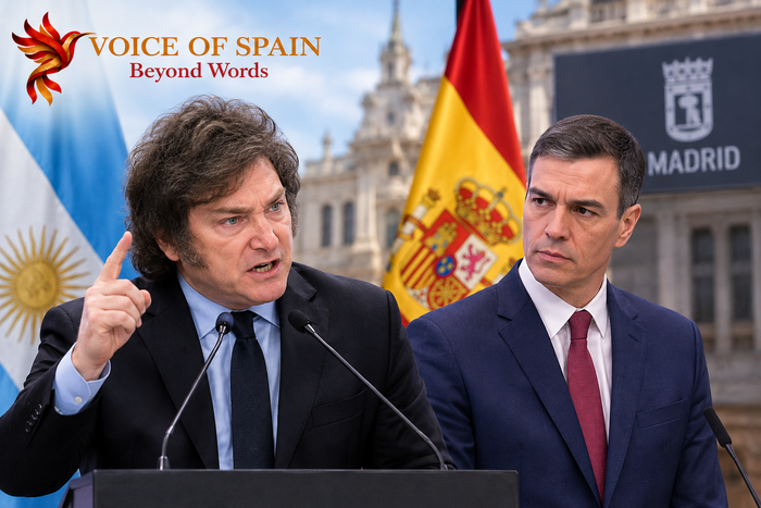 Milei Desata una Nueva Polémica Política en Madrid al Calificar a Pedro Sánchez de «Dictador»