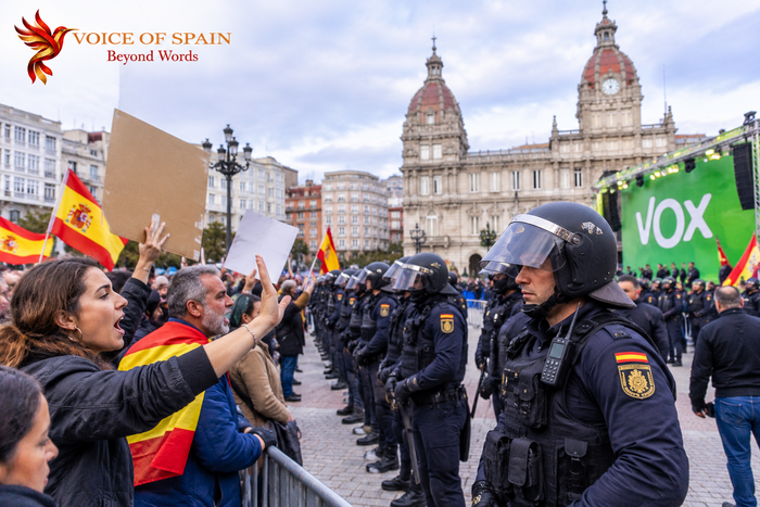 Los disturbios durante los actos de Vox en Galicia elevan la tensión política en España
