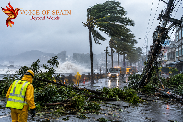Typhoon Champi Leaves One Dead and 527 Injured in Taiwan as Powerful Winds Disrupt Transport and Electricity