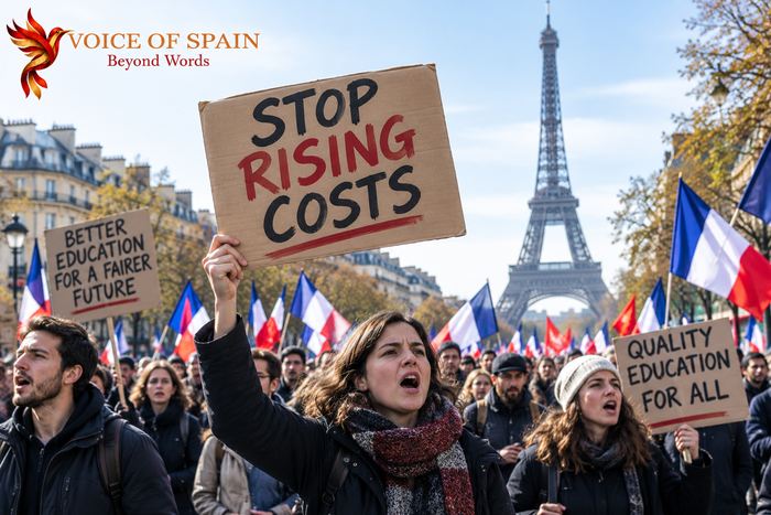 More Than 400,000 Protest Across France as Rising Living Costs and Education Concerns Fuel Public Anger