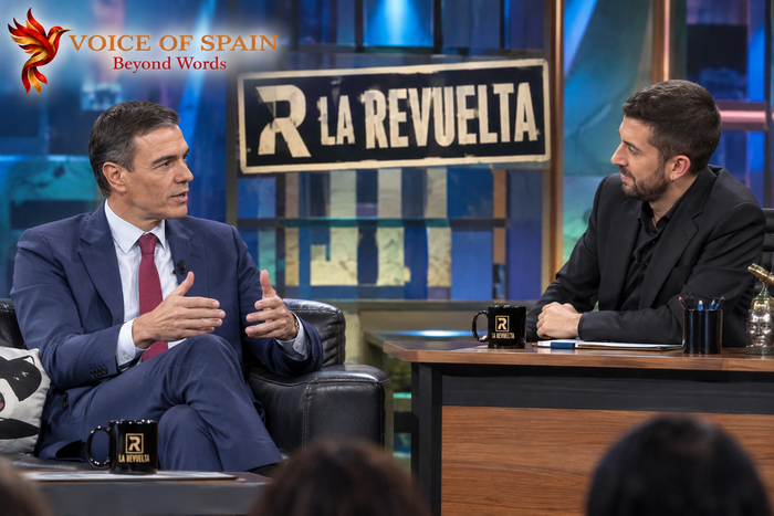 ‘La Revuelta’ bate todos sus récords históricos con la entrevista a Pedro Sánchez y reúne a casi 4,4 millones de espectadores