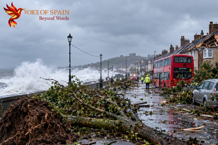 La tormenta Boelo deja un rastro de destrucción en el Reino Unido: dos muertos, cientos de miles de hogares afectados y graves interrupciones del transporte