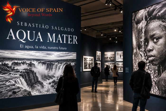 Madrid inaugura «Aqua Mater», la gran exposición de Sebastião Salgado dedicada a la belleza del agua y la fragilidad del planeta