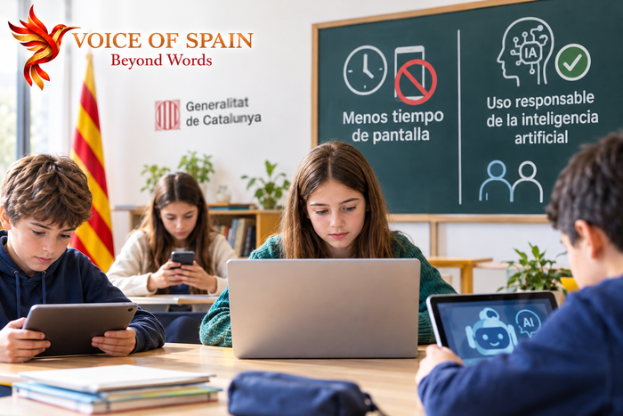 Cataluña prepara nuevas medidas para reducir el tiempo de pantalla de los menores y promover un uso responsable de la inteligencia artificial