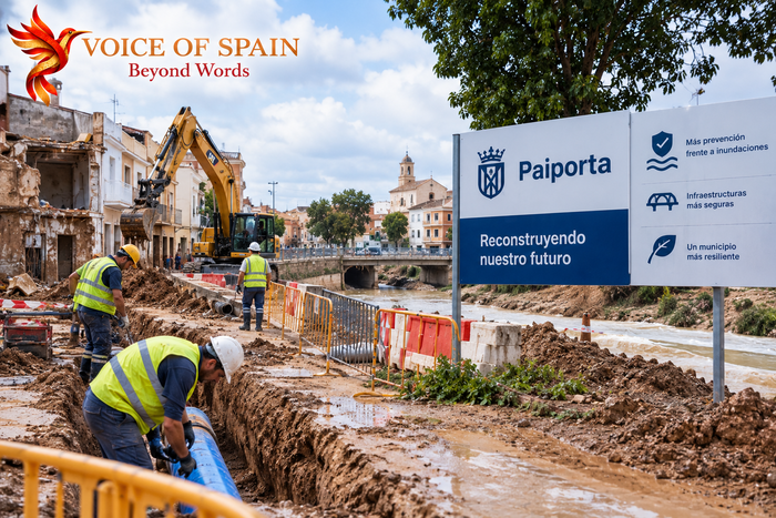 Paiporta acelera la reconstrucción de sus infraestructuras tras la DANA y afronta el reto de prevenir futuras inundaciones