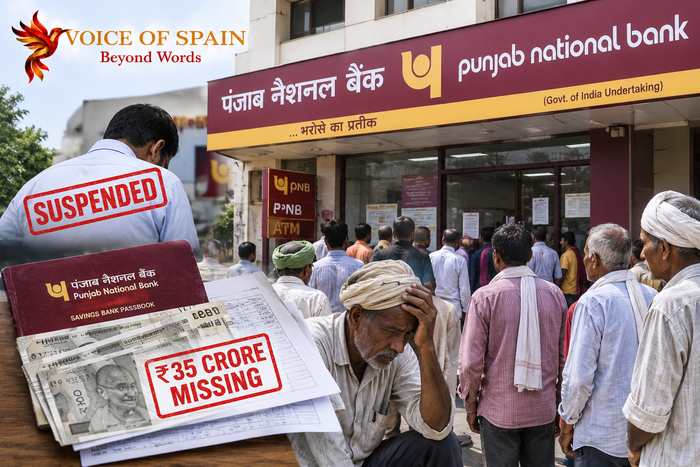 ग्रेटर नोएडा में पंजाब नेशनल बैंक के ग्राहकों के लगभग 35 करोड़ रुपये गायब होने का आरोप: किसानों की जीवनभर की बचत पर संकट, कई बैंक कर्मचारी निलंबित